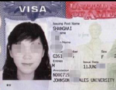 美国生子北京客户J美女获得visa