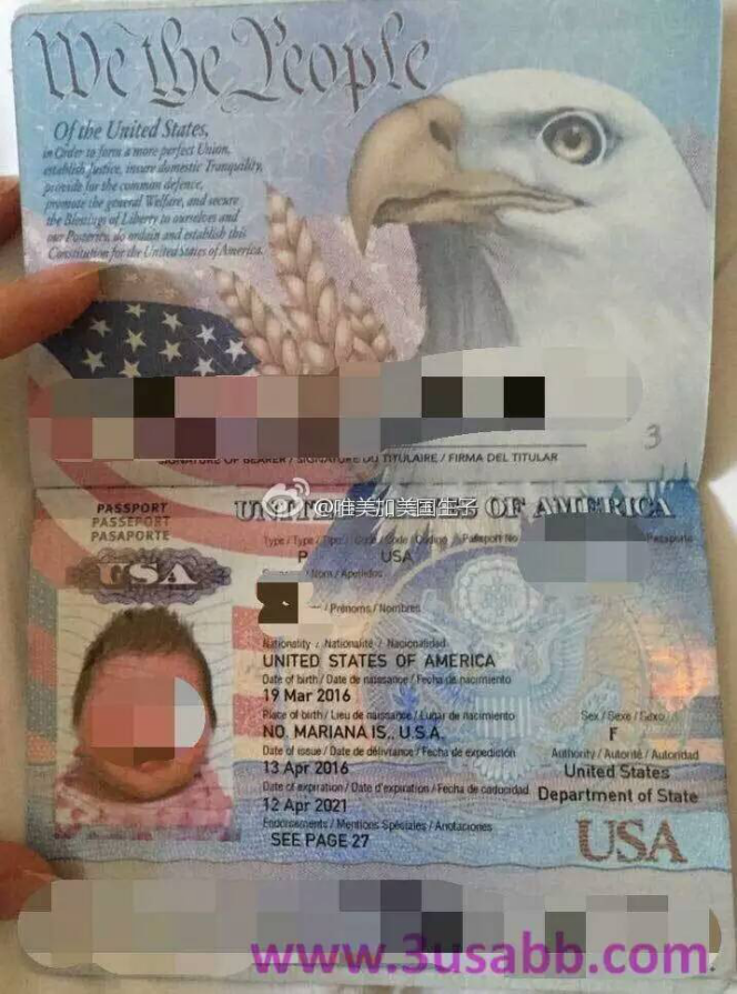 塞班岛生子客户美国户籍宝宝那美国护照
