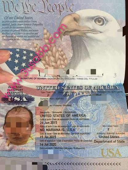 美国生子客户宝宝护照