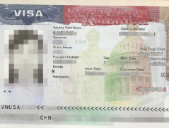 武汉美国生子客户M美女获得美国visa